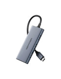 Докинг станция Vention Type-C TOOHB, 6-in-1 USB-C, HDMI, 3x USB 3.0, SD/TF, 4K 2160p 30Hz - 1