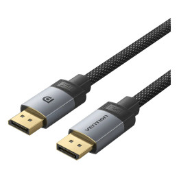 Кабел Vention DisplayPort 2.1 HGBHI, 3m, DP M/M, 16K@60Hz, 80Gb/s, екраниран - 1