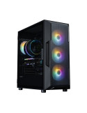 Кутия за компютър Zalman I3 NEO V2 Black, Middle Tower ATX, Mesh, Tempered Glass, 4x RGB вентилатора, поддържа водно охлаждане д