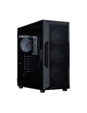 Кутия за компютър Zalman I3 NEO V2 Black, Middle Tower ATX, Mesh, Tempered Glass, 4x RGB вентилатора, поддържа водно охлаждане д