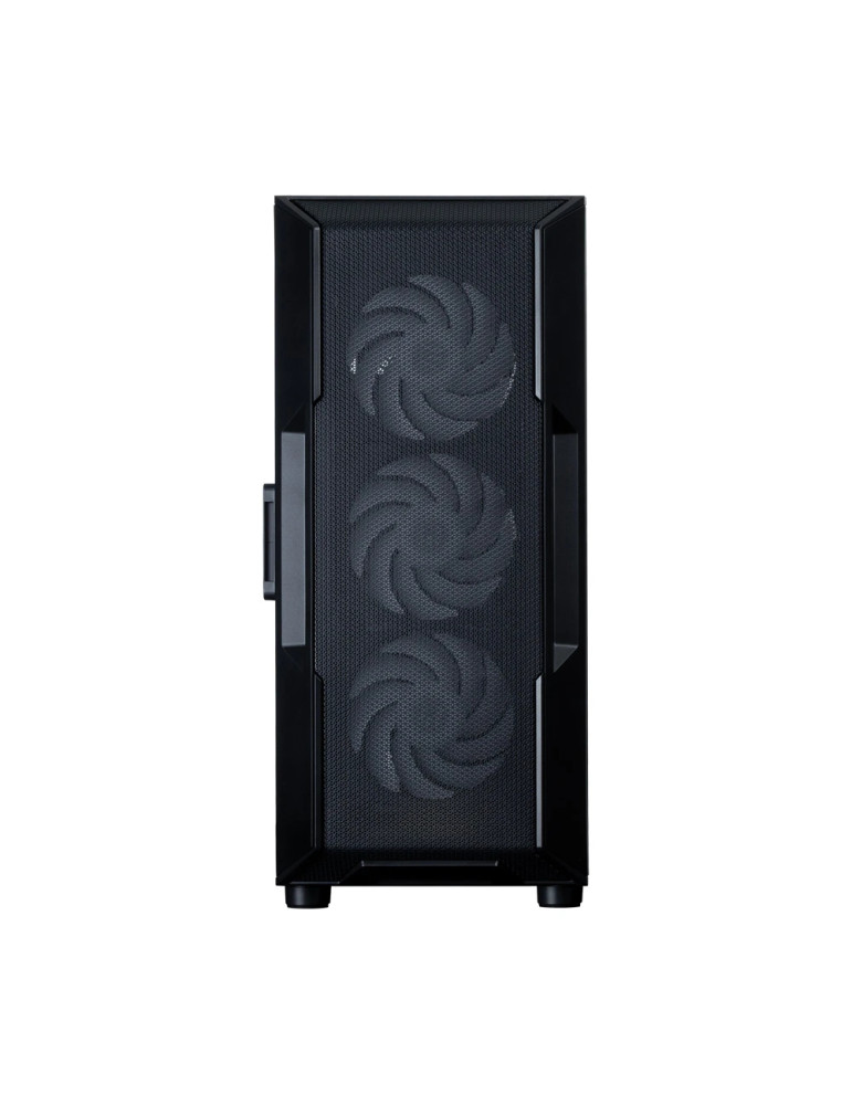 Кутия за компютър Zalman I3 NEO V2 Black, Middle Tower ATX, Mesh, Tempered Glass, 4x RGB вентилатора, поддържа водно охлаждане д