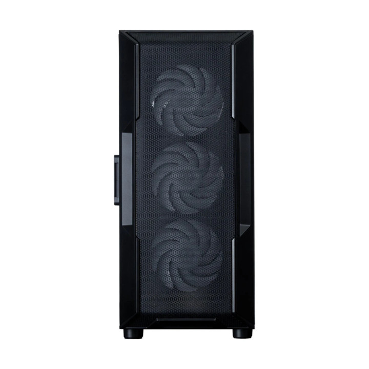 Кутия за компютър Zalman I3 NEO V2 Black, Middle Tower ATX, Mesh, Tempered Glass, 4x RGB вентилатора, поддържа водно охлаждане д