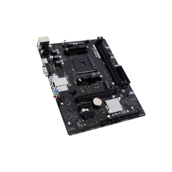 Дънна платка BIOSTAR A520MHP, Socket AM4, AMD A520, DDR4, 2 слота, 4x SATA3, 1x M.2 PCIe 3.0 - 3