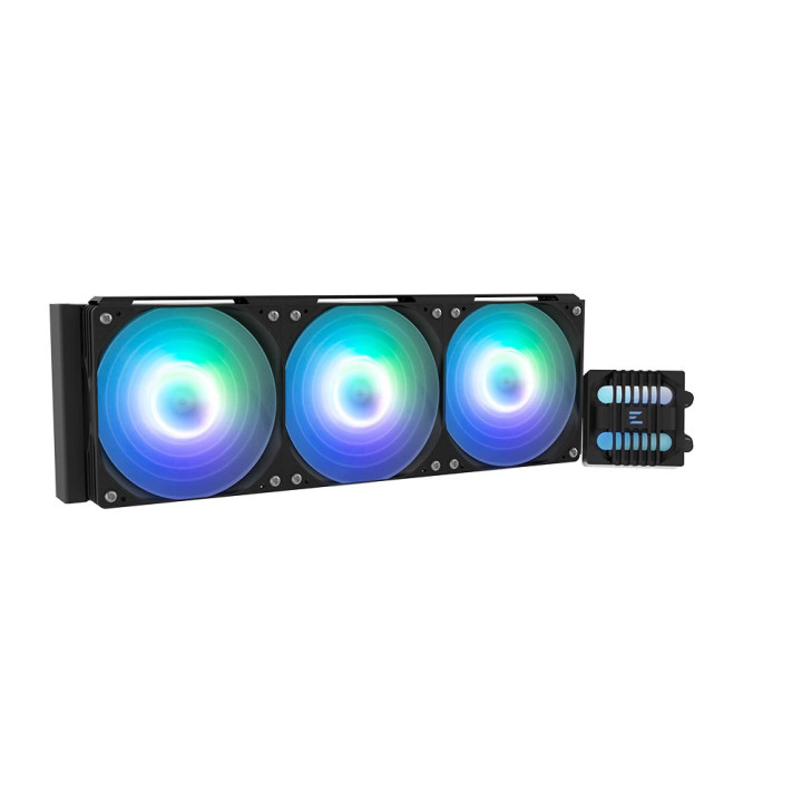 Водно охлаждане за процесор Zalman ALPHA2 SE A36, 360mm AIO, 3x120mm вентилатора, Addressable RGB, LGA1851/AM5 - ALPHA2-SE-A36-B
