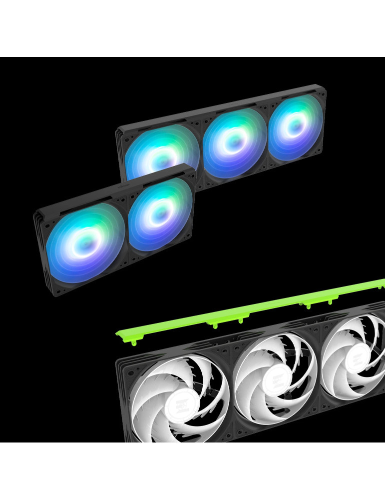 Водно охлаждане за процесор Zalman ALPHA2 SE A36, 360mm AIO, 3x120mm вентилатора, Addressable RGB, LGA1851/AM5 - ALPHA2-SE-A36-B