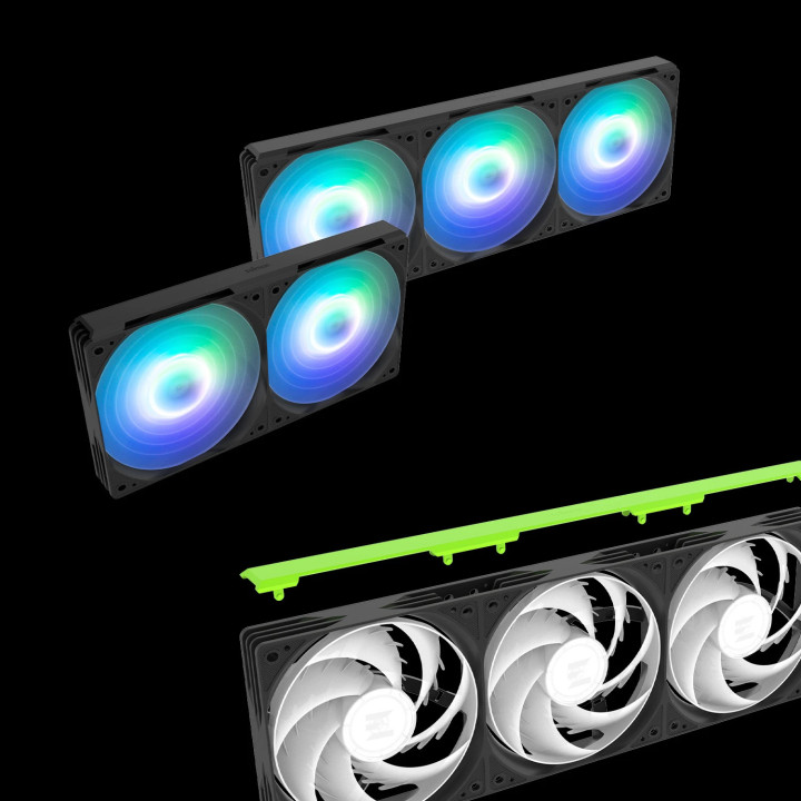 Водно охлаждане за процесор Zalman ALPHA2 SE A36, 360mm AIO, 3x120mm вентилатора, Addressable RGB, LGA1851/AM5 - ALPHA2-SE-A36-B
