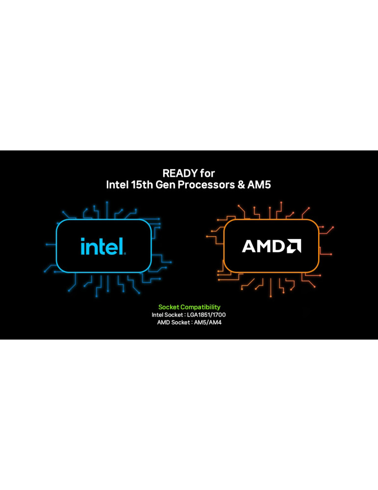 Водно охлаждане за процесор Zalman ALPHA2 SE A36, 360mm AIO, 3x120mm вентилатора, Addressable RGB, LGA1851/AM5 - ALPHA2-SE-A36-B