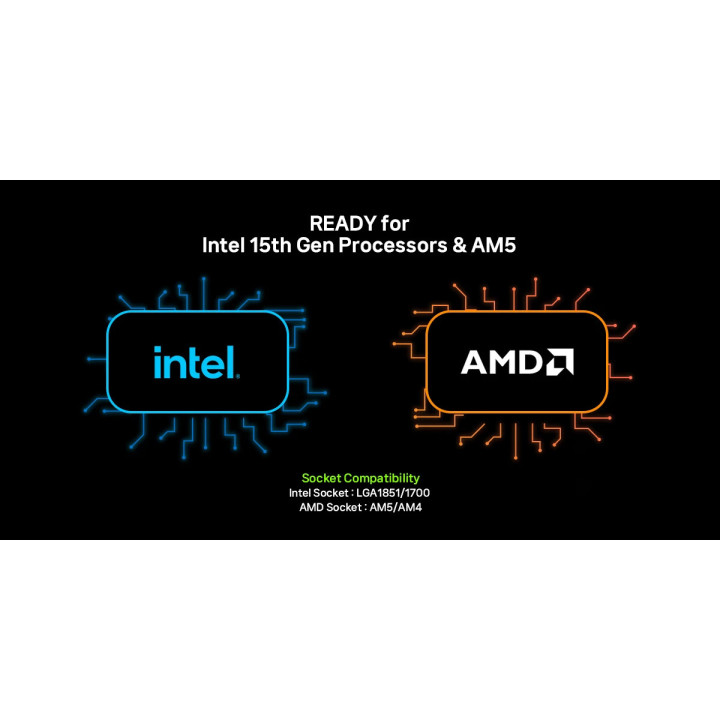 Водно охлаждане за процесор Zalman ALPHA2 SE A36, 360mm AIO, 3x120mm вентилатора, Addressable RGB, LGA1851/AM5 - ALPHA2-SE-A36-B