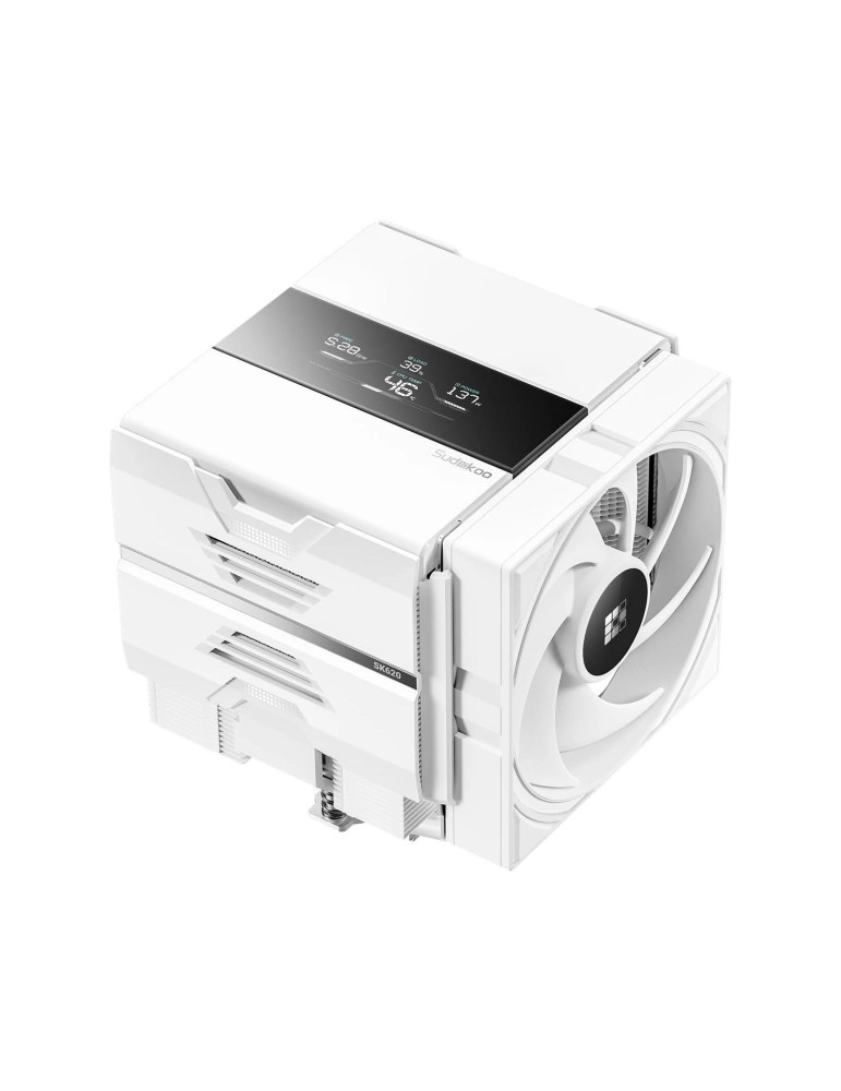 Охладител за процесор Sudokoo SK620V, Dual-Tower, LGA1851/AM5, Въздушно охлаждане, 2x120mm вентилатор, 112.92 CFM, 29.9 dBA - R-