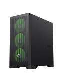 Кутия за компютър Gamemax Leader 2, Middle Tower EATX, Tempered Glass, Addressable RGB, 4x 140mm вентилатора, Type-C Gen 2 - 910