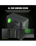 Кутия за компютър Gamemax Leader 2, Middle Tower EATX, Tempered Glass, Addressable RGB, 4x 140mm вентилатора, Type-C Gen 2 - 910