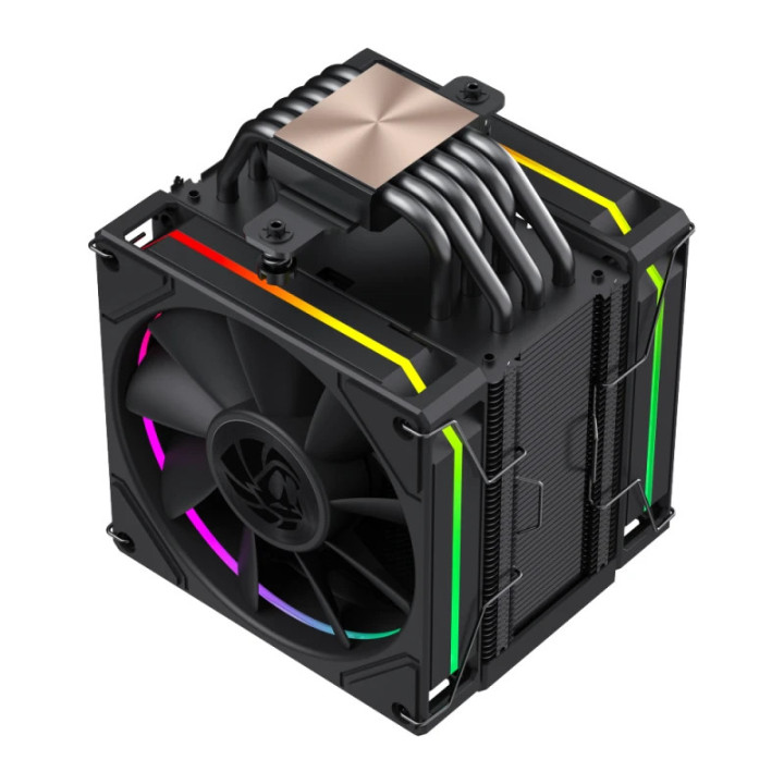 Охладител за процесор Gamemax Sigma 620 LCD, 2x120mm вентилатор, 245W, Addressable RGB, LCD дисплей - 9502-0100R0111 - 3