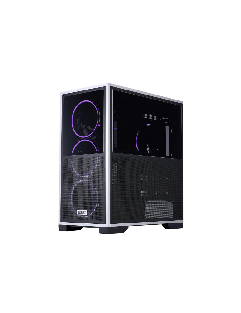 Кутия за компютър 1stPlayer IF8 Black, Middle Tower EATX, 4x140mm A-RGB вентилатори, Tempered Glass, USB-C - IF8-BK-4FO7-14 - 2