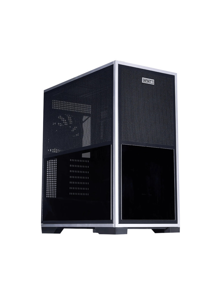 Кутия за компютър 1stPlayer IF8 Black, Middle Tower EATX, 4x140mm A-RGB вентилатори, Tempered Glass, USB-C - IF8-BK-4FO7-14 - 9