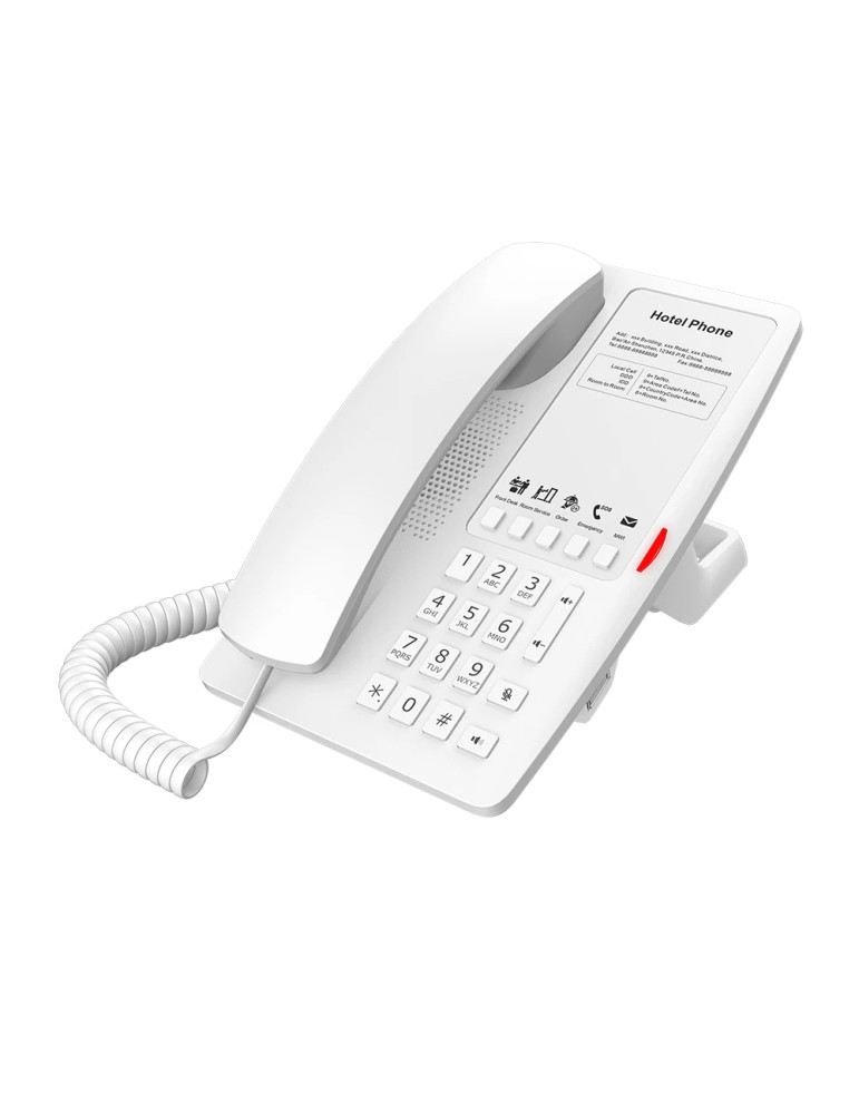 IP телефон Fanvil H4W, 2 SIP линии, 5 DSS клавиши, Wi-Fi 6, PoE, HD Audio - FANVIL-H4W-WH - 1