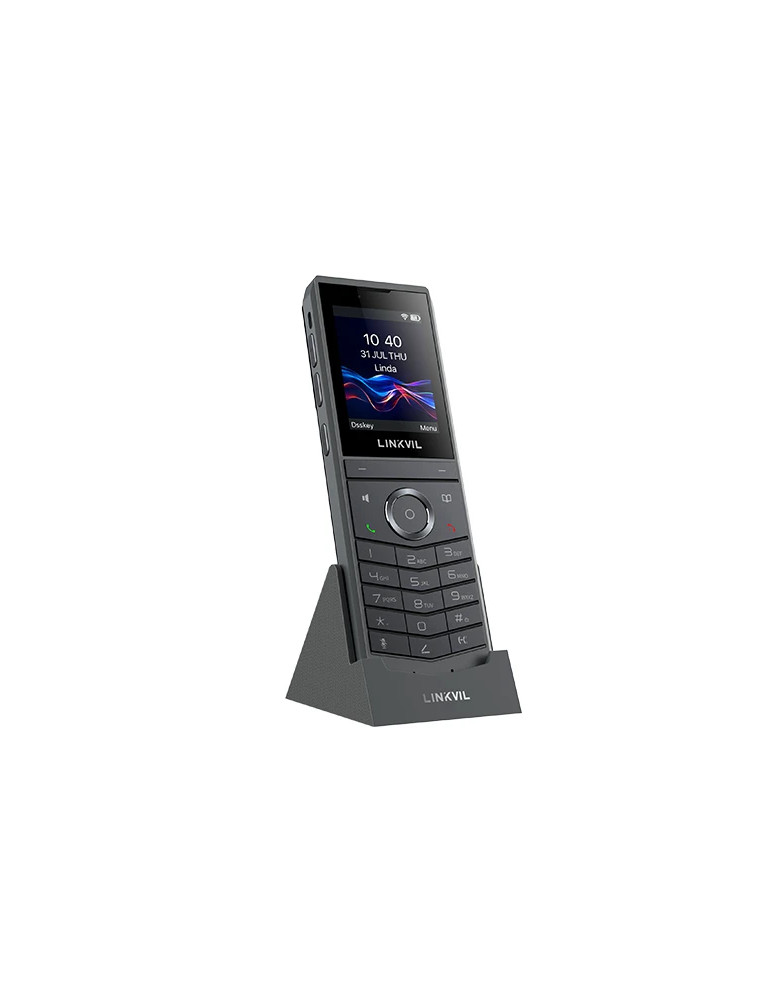 Безжичен IP телефон Fanvil LINKVIL W620W, 2.4" 240x320 цветен екран, Wi-Fi 6, Bluetooth 5.0, 8 SIP линии, 16 DSS клавиши - W620W