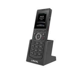 Безжичен VoIP телефон Fanvil LINKVIL W610W, 2.0" 240x320, 4 SIP линии, 16 DSS клавиши, Bluetooth 5.0, Wi-Fi 2.4G/5G, до 9h разго