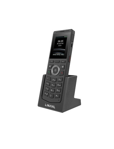 Безжичен VoIP телефон Fanvil LINKVIL W610W, 2.0" 240x320, 4 SIP линии, 16 DSS клавиши, Bluetooth 5.0, Wi-Fi 2.4G/5G, до 9h разго
