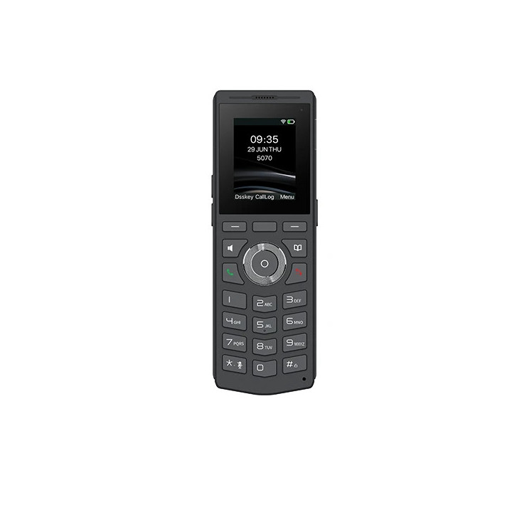 Безжичен VoIP телефон Fanvil LINKVIL W610W, 2.0" 240x320, 4 SIP линии, 16 DSS клавиши, Bluetooth 5.0, Wi-Fi 2.4G/5G, до 9h разго