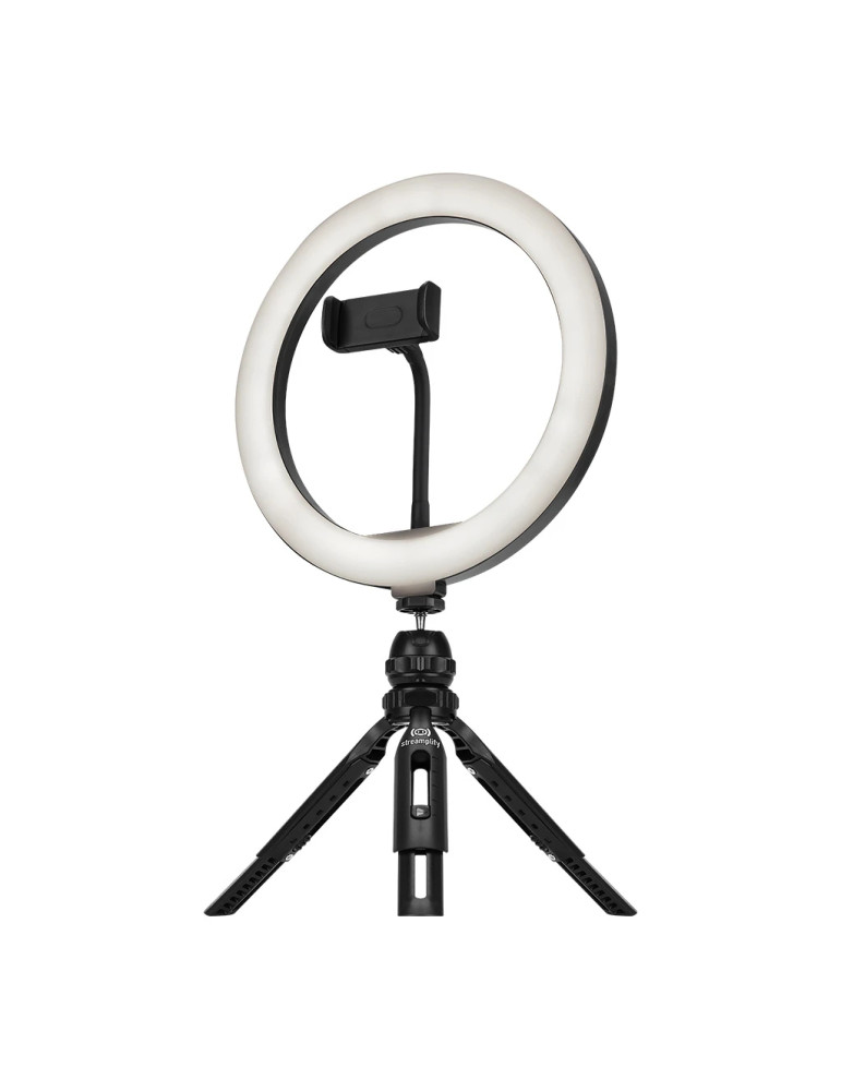 Стрийминг осветление Streamplify SPIR-LZ10112.11, 120 LED 1000lm, 3000K-6000K, 10 нива яркост, USB 5V, със статив - SPIR-LZ10112