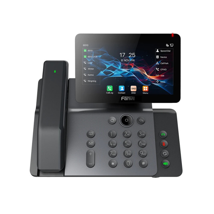 IP телефон Fanvil V66 Pro, 7" IPS 1024x600 Touch Screen, 20 SIP линии, 116 DSS клавиши, Wi-Fi 6, Bluetooth 5.4, Linux - FANVIL-V