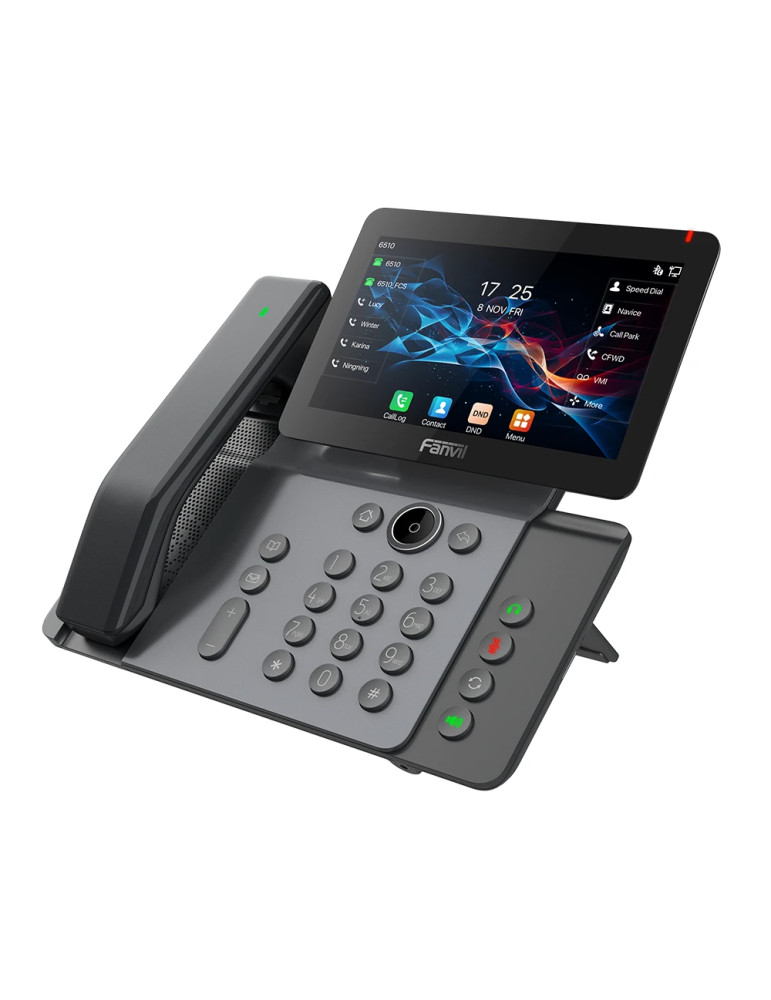 IP телефон Fanvil V66 Pro, 7" IPS 1024x600 Touch Screen, 20 SIP линии, 116 DSS клавиши, Wi-Fi 6, Bluetooth 5.4, Linux - FANVIL-V