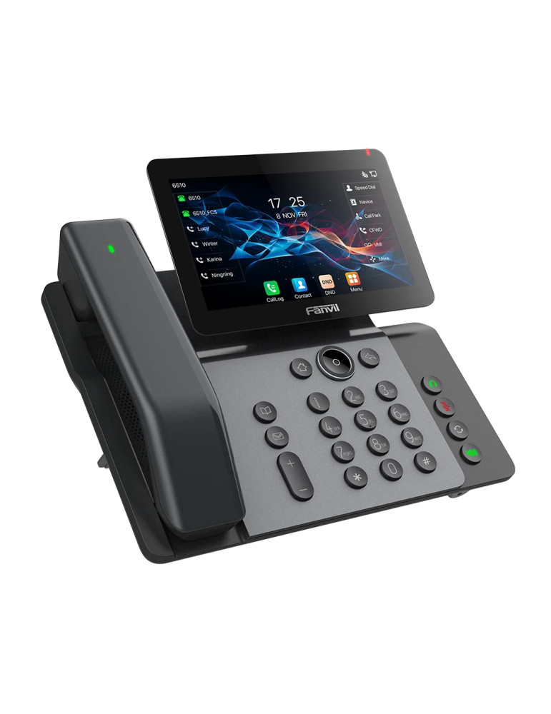 IP телефон Fanvil V66 Pro, 7" IPS 1024x600 Touch Screen, 20 SIP линии, 116 DSS клавиши, Wi-Fi 6, Bluetooth 5.4, Linux - FANVIL-V