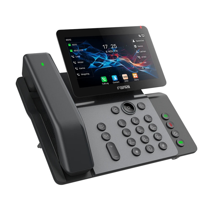 IP телефон Fanvil V66 Pro, 7" IPS 1024x600 Touch Screen, 20 SIP линии, 116 DSS клавиши, Wi-Fi 6, Bluetooth 5.4, Linux - FANVIL-V
