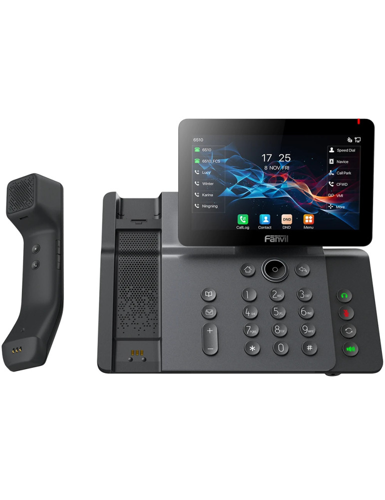 IP телефон Fanvil V66 Pro, 7" IPS 1024x600 Touch Screen, 20 SIP линии, 116 DSS клавиши, Wi-Fi 6, Bluetooth 5.4, Linux - FANVIL-V