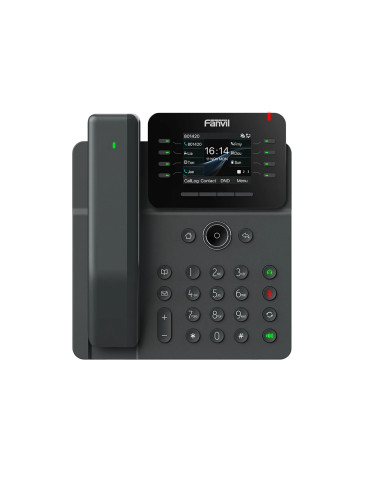 IP телефон Fanvil V62 PRO, 2.8" 320x240, 12 SIP линии, 21 DSS клавиши, HD Audio, 6-човека конференция, 2x Gigabit LAN, PoE - FAN