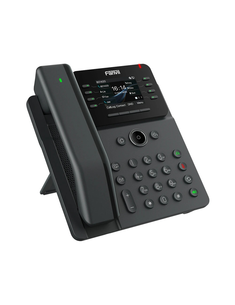 IP телефон Fanvil V62 PRO, 2.8" 320x240, 12 SIP линии, 21 DSS клавиши, HD Audio, 6-човека конференция, 2x Gigabit LAN, PoE - FAN