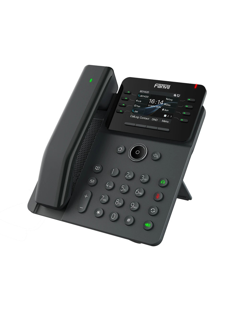 IP телефон Fanvil V62 PRO, 2.8" 320x240, 12 SIP линии, 21 DSS клавиши, HD Audio, 6-човека конференция, 2x Gigabit LAN, PoE - FAN