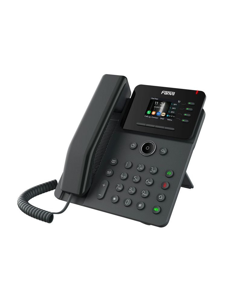 IP телефон Fanvil V61G, 2.4" 320x240, 4 SIP линии, 12 DSS клавиши, HD Audio, Linux - FANVIL-V61G - 2