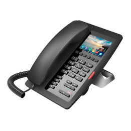 IP телефон Fanvil H5W, 3.5" 480x320, 2 SIP линии, 6 DSS клавиши, Wi-Fi 2.4G, PoE, HD Audio - FANVIL-H5W-BK - 1