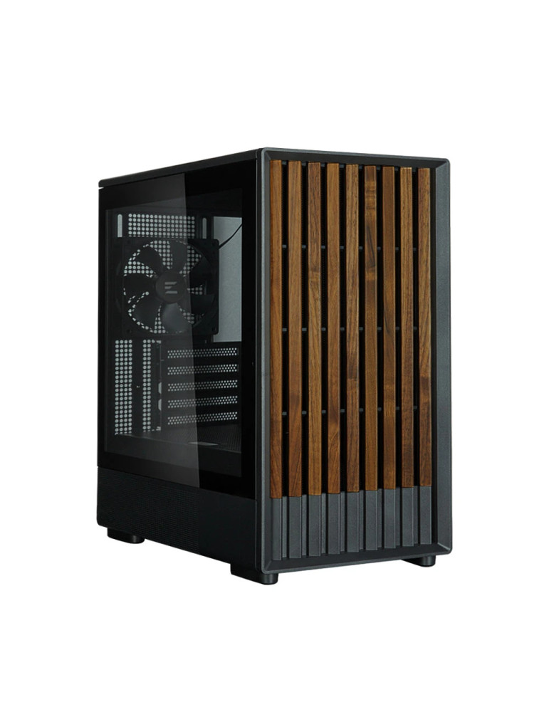 Кутия за компютър Zalman P10 NAMU BLACK, mATX Mini Tower, Tempered Glass, 3x120mm вентилатори, USB 3.1 Type-C - P10-NAMU-BLACK -