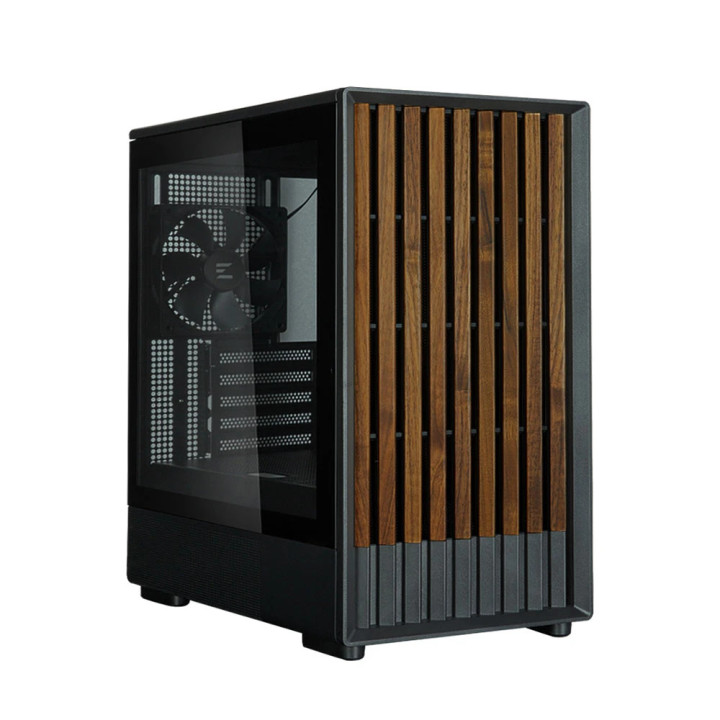 Кутия за компютър Zalman P10 NAMU BLACK, mATX Mini Tower, Tempered Glass, 3x120mm вентилатори, USB 3.1 Type-C - P10-NAMU-BLACK -