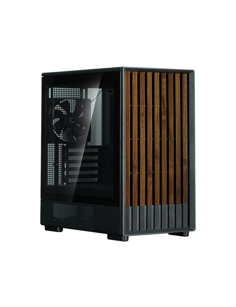 Кутия за компютър Zalman P10 NAMU BLACK, mATX Mini Tower, Tempered Glass, 3x120mm вентилатори, USB 3.1 Type-C - P10-NAMU-BLACK -