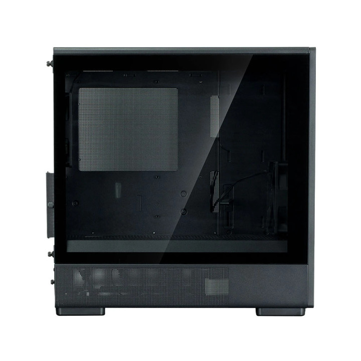 Кутия за компютър Zalman P10 NAMU BLACK, mATX Mini Tower, Tempered Glass, 3x120mm вентилатори, USB 3.1 Type-C - P10-NAMU-BLACK -