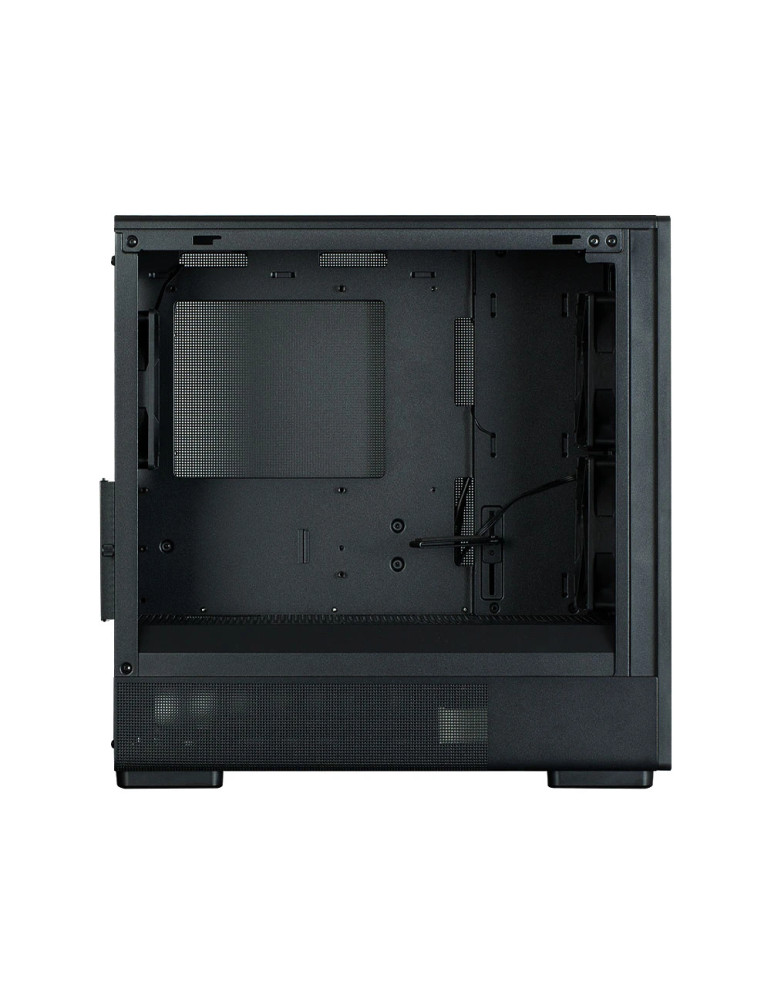 Кутия за компютър Zalman P10 NAMU BLACK, mATX Mini Tower, Tempered Glass, 3x120mm вентилатори, USB 3.1 Type-C - P10-NAMU-BLACK -