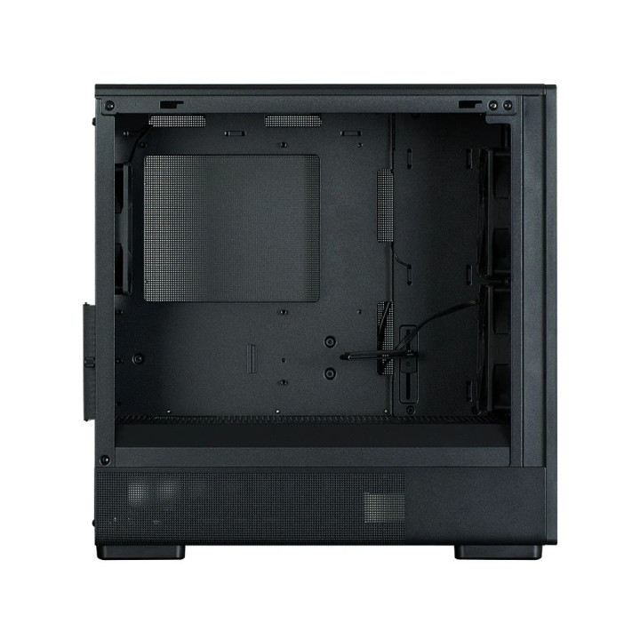 Кутия за компютър Zalman P10 NAMU BLACK, mATX Mini Tower, Tempered Glass, 3x120mm вентилатори, USB 3.1 Type-C - P10-NAMU-BLACK -