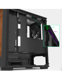 Кутия за компютър Zalman P10 NAMU BLACK, mATX Mini Tower, Tempered Glass, 3x120mm вентилатори, USB 3.1 Type-C - P10-NAMU-BLACK -
