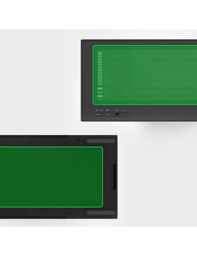 Кутия за компютър Zalman P10 NAMU BLACK, mATX Mini Tower, Tempered Glass, 3x120mm вентилатори, USB 3.1 Type-C - P10-NAMU-BLACK -