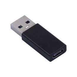 USB адаптер VCom CA436MI, USB 3.0 Type-A към USB Type-C, 5Gb/s, Черен  - 1