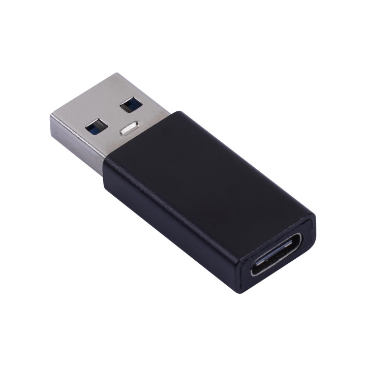 USB адаптер VCom CA436MI, USB 3.0 Type-A към USB Type-C, 5Gb/s, Черен  - 1