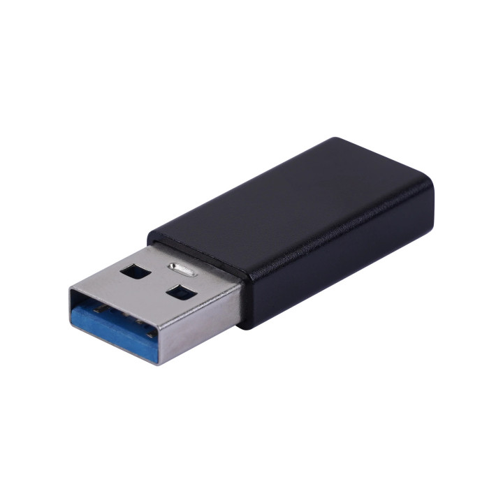 USB адаптер VCom CA436MI, USB 3.0 Type-A към USB Type-C, 5Gb/s, Черен  - 2