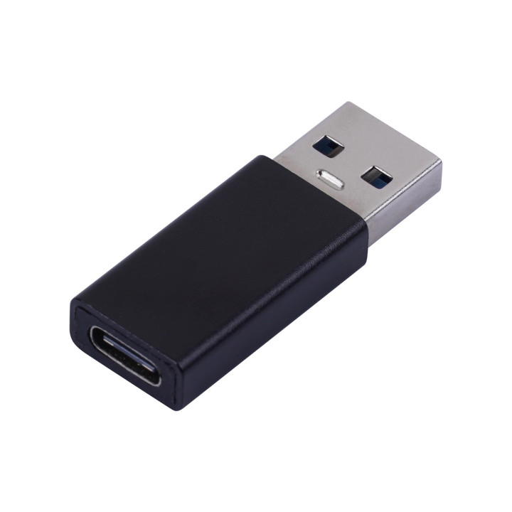 USB адаптер VCom CA436MI, USB 3.0 Type-A към USB Type-C, 5Gb/s, Черен  - 5