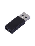 USB адаптер VCom CA436MI, USB 3.0 Type-A към USB Type-C, 5Gb/s, Черен  - 5