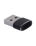 USB адаптер VCom CA435M, USB 2.0 AM към Type-C F, Aluminum shell, 480Mb/s - 1