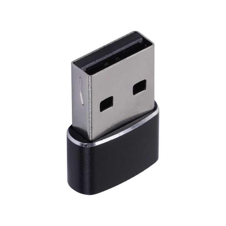 USB адаптер VCom CA435M, USB 2.0 AM към Type-C F, Aluminum shell, 480Mb/s - 5