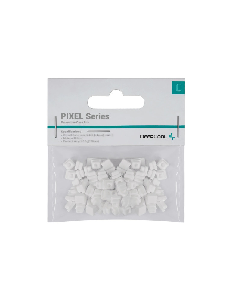 Силиконови битове DeepCool PIXEL White, 100 броя, 5.4x5.4x4mm - PIXEL-WHITE - 1